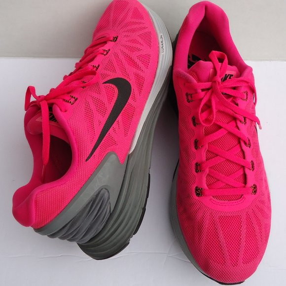 Nike Shoes - SIZE 11.Nike Lunarglide Running Mesh Pink Sneakers